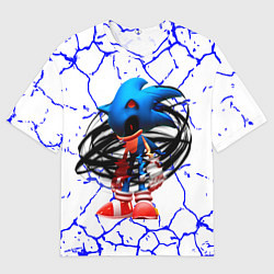 Мужская футболка оверсайз СОНИК EXE ТЕМНЫЙ СОНИК