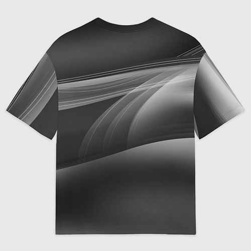 Мужская футболка оверсайз Peugeot blak / 3D-принт – фото 2