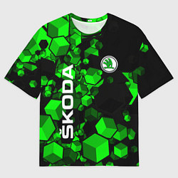 Мужская футболка оверсайз Skoda - Фигурки