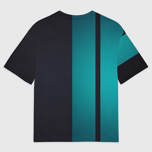 Мужская футболка оверсайз Tesla - Motors auto / 3D-принт – фото 2