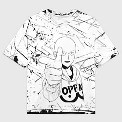 Футболка оверсайз мужская Сайтама - Saitama, цвет: 3D-принт