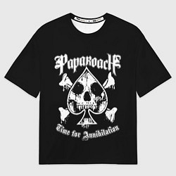 Мужская футболка оверсайз Papa Roach, РОК