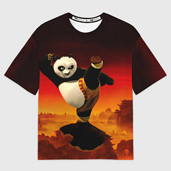 Футболка оверсайз мужская Кунг-фу Панда New, цвет: 3D-принт