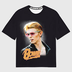 Мужская футболка оверсайз David Bowie Smoking