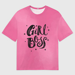 Мужская футболка оверсайз Girl Boss!