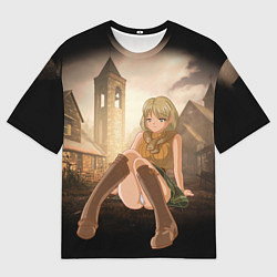 Футболка оверсайз мужская Ashley Graham Resident Evil4 by sexygirlsdraw, цвет: 3D-принт