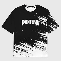 Футболка оверсайз мужская Pantera Logo, цвет: 3D-принт