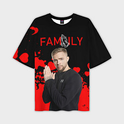 Мужская футболка оверсайз Егор Крид: Family
