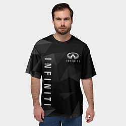 Футболка оверсайз мужская Infiniti Инфинити, цвет: 3D-принт — фото 2