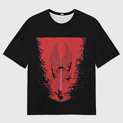 Футболка оверсайз мужская В пучине абелиска, цвет: 3D-принт