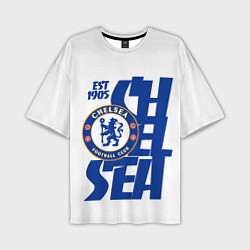 Мужская футболка оверсайз Chelsea est 1905
