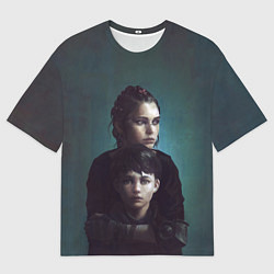 Мужская футболка оверсайз Амиция и Гуго