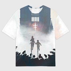 Мужская футболка оверсайз Побег от крыс