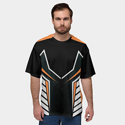 Футболка оверсайз мужская Техно стайл, цвет: 3D-принт — фото 2