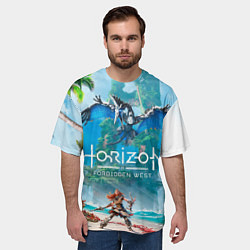Футболка оверсайз мужская Horizon Запретный Запад Элой, цвет: 3D-принт — фото 2