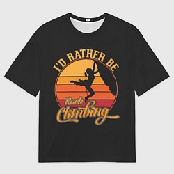 Футболка оверсайз мужская Покорение Вершины, цвет: 3D-принт