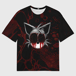 Мужская футболка оверсайз Tails Sonic exe