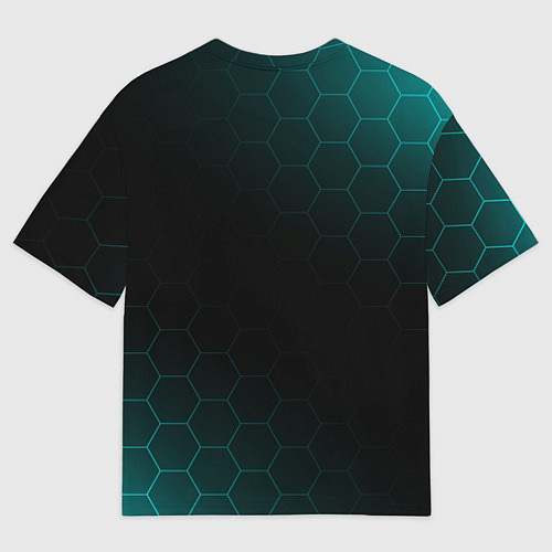 Мужская футболка оверсайз ТЕСЛА TESLA / 3D-принт – фото 2