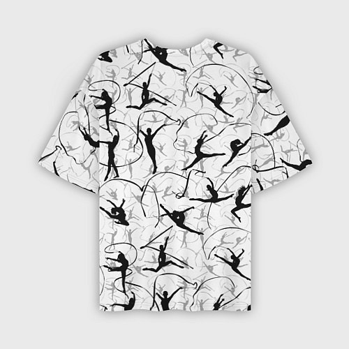 Мужская футболка оверсайз Воздушная акробатика Паттерн / 3D-принт – фото 2