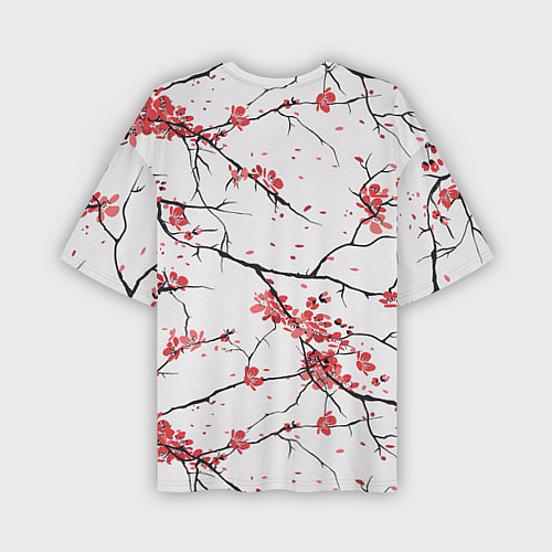 Мужская футболка оверсайз Осенние деревья / 3D-принт – фото 2