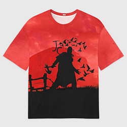 Мужская футболка оверсайз Red JC