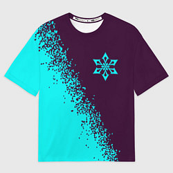 Футболка оверсайз мужская ГЕНШИН ИМПАКТ - КРИО Арт, цвет: 3D-принт