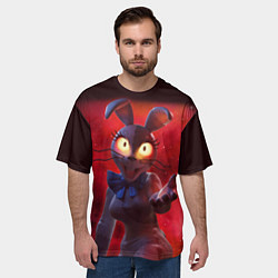 Футболка оверсайз мужская Five Nights at Freddys Ванесса, цвет: 3D-принт — фото 2
