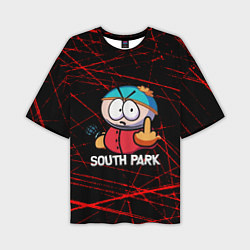 Футболка оверсайз мужская Мультфильм Южный парк Эрик South Park, цвет: 3D-принт
