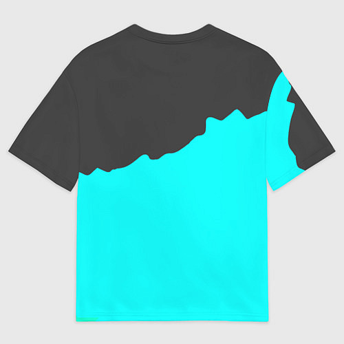 Мужская футболка оверсайз Скалолаз повис на краю скалы / 3D-принт – фото 2