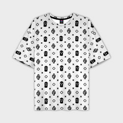 Мужская футболка оверсайз Узор White Dope Camo Dope Street Market