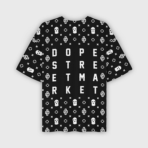 Мужская футболка оверсайз Black Dope Camo Dope Street Market / 3D-принт – фото 2