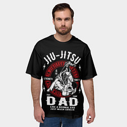 Футболка оверсайз мужская Джиу Джитсу Jiu Jitsu, цвет: 3D-принт — фото 2