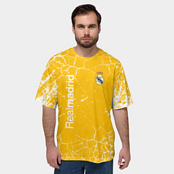 Футболка оверсайз мужская Реал мадрид, цвет: 3D-принт — фото 2