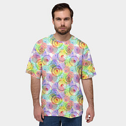 Футболка оверсайз мужская Просветление Сознания, цвет: 3D-принт — фото 2