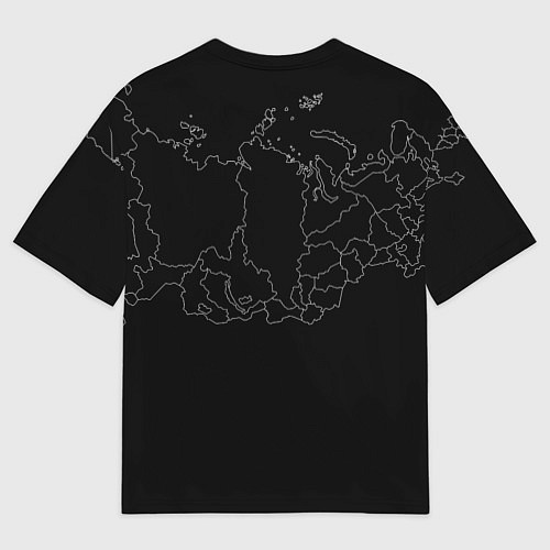 Мужская футболка оверсайз Do business in Russia / 3D-принт – фото 2