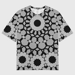Футболка оверсайз мужская Модный геометрический узор, цвет: 3D-принт