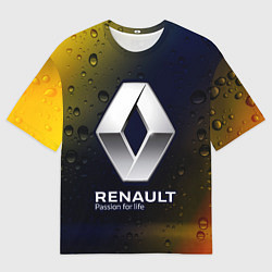 Мужская футболка оверсайз РЕНО Дождь