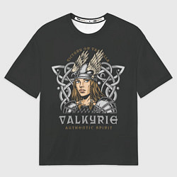 Футболка оверсайз мужская Валькирия - VALKYRIE, цвет: 3D-принт