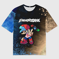 Мужская футболка оверсайз ФНФ - ПАРЕНЬ Арт 8