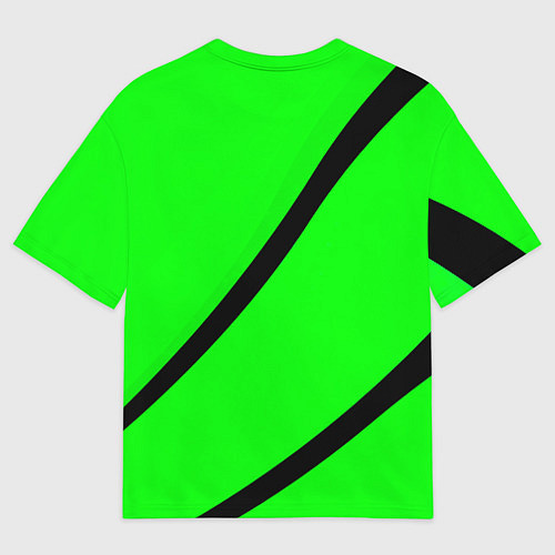 Мужская футболка оверсайз SKODA Логотип / 3D-принт – фото 2