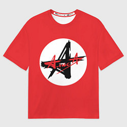 Мужская футболка оверсайз Алиса Символика