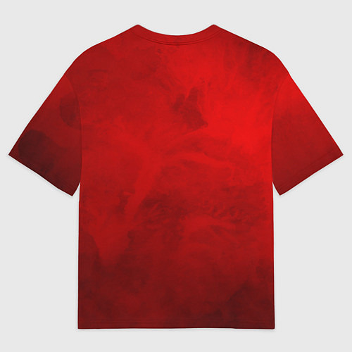 Мужская футболка оверсайз Cyborg music / 3D-принт – фото 2