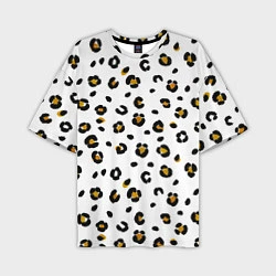 Мужская футболка оверсайз Пятна леопарда leopard spots
