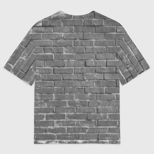 Мужская футболка оверсайз Мона Лиза Бэнкси Banksy / 3D-принт – фото 2