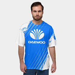 Футболка оверсайз мужская DAEWOO Autosport, цвет: 3D-принт — фото 2