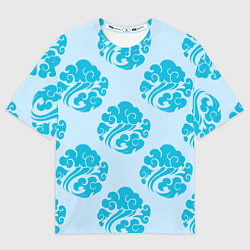 Футболка оверсайз мужская Гусу Лань, цвет: 3D-принт