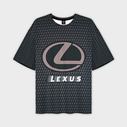 Мужская футболка оверсайз LEXUS Lexus - Карбон