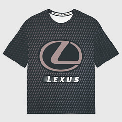 Футболка оверсайз мужская LEXUS Lexus - Карбон, цвет: 3D-принт