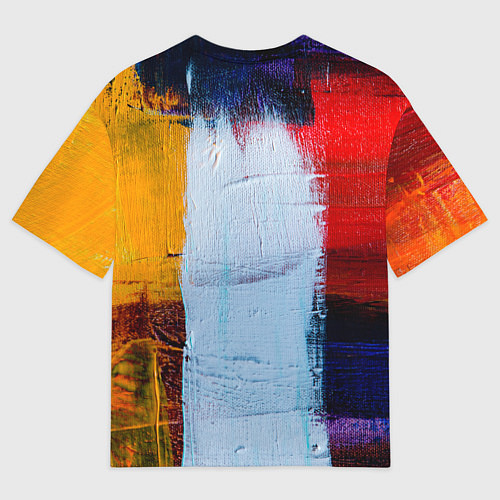 Мужская футболка оверсайз КРАС / 3D-принт – фото 2