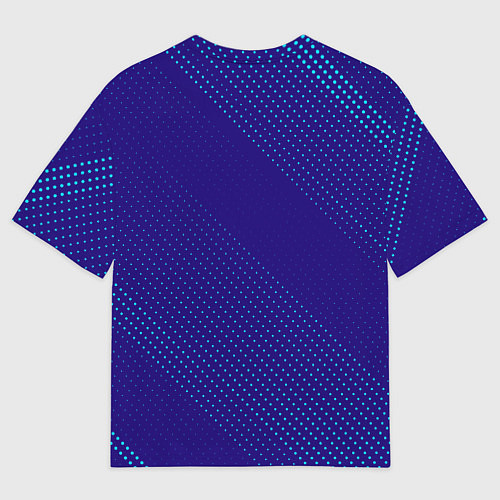 Мужская футболка оверсайз ГЕНШИН ИМПАКТ - ЭЛЕКТРО Абстракция / 3D-принт – фото 2